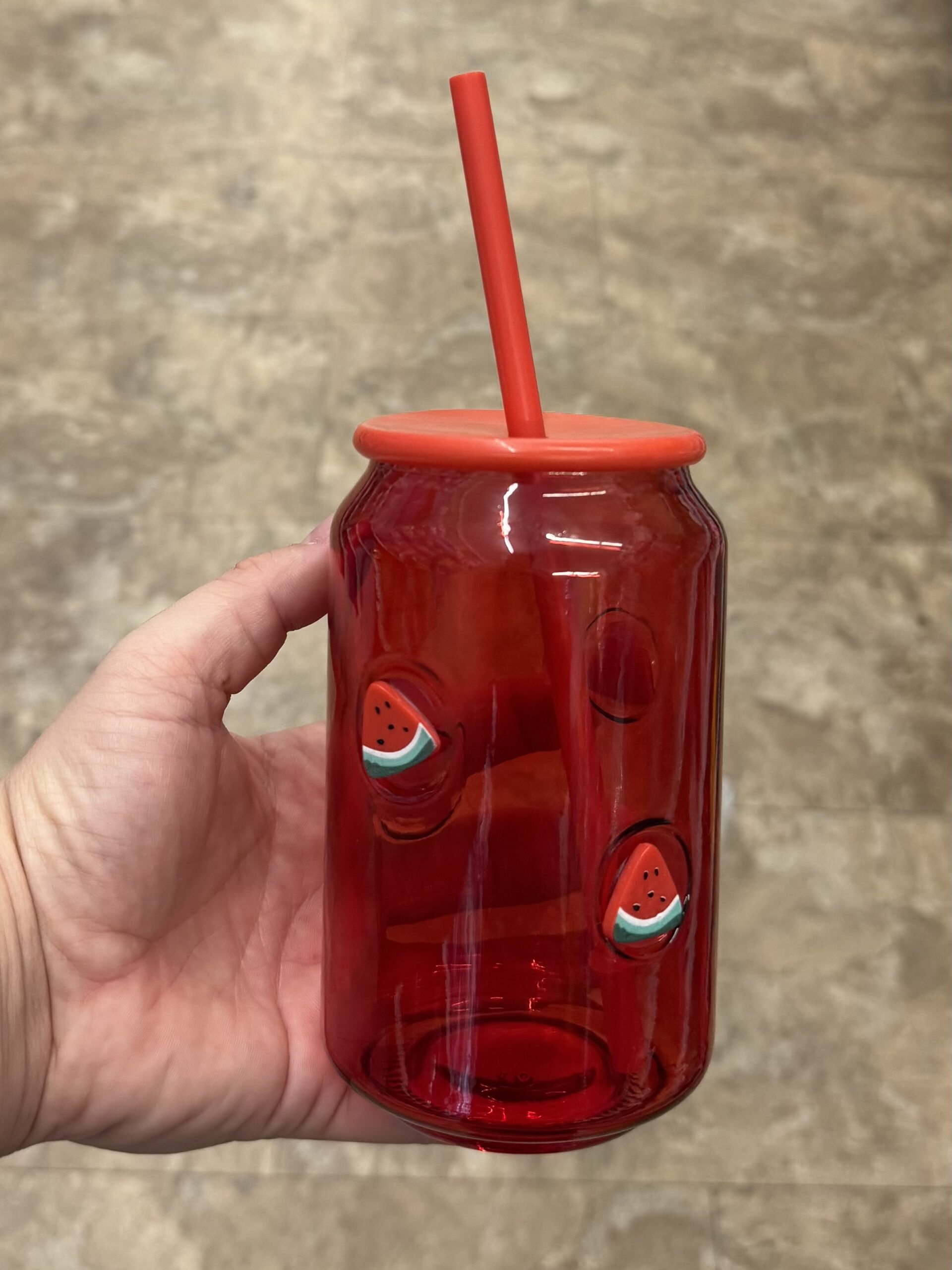 Watermelon Glass Tumbler - in store