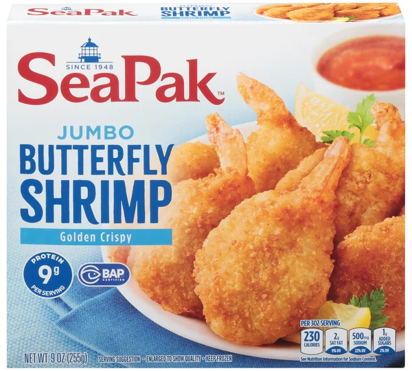 SeaPak Jumbo Butterfly Shrimp Frozen