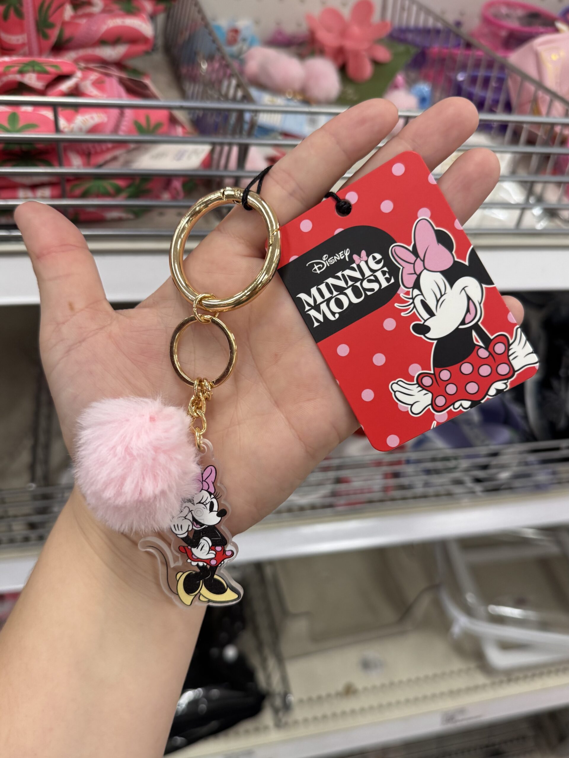 Disney Minnie Mouse Keychain - in store