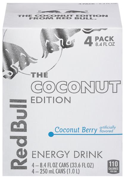 Red Bull The Coconut Edition Coconut Berry Energy Drink - 4 pk
