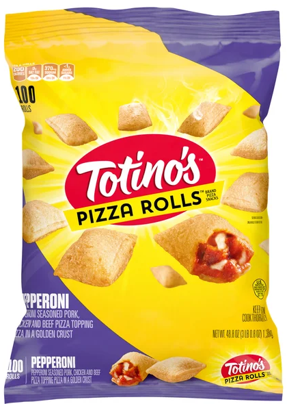 Totino's Pepperoni Pizza Rolls Snacks - 100 ct Frozen