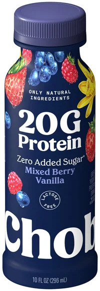 Chobani Complete Mixed Berry Vanilla Greek Yogurt 20g Protein Drink