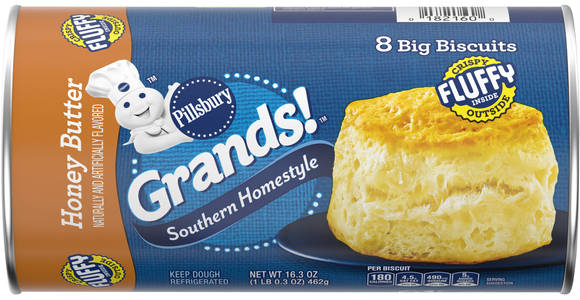 Pillsbury Grands! Southern Homestyle Honey Butter Biscuits - 8 ct
