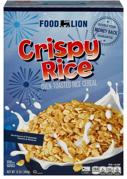 Food Lion Oven-Toasted Crispy Rice Cereal