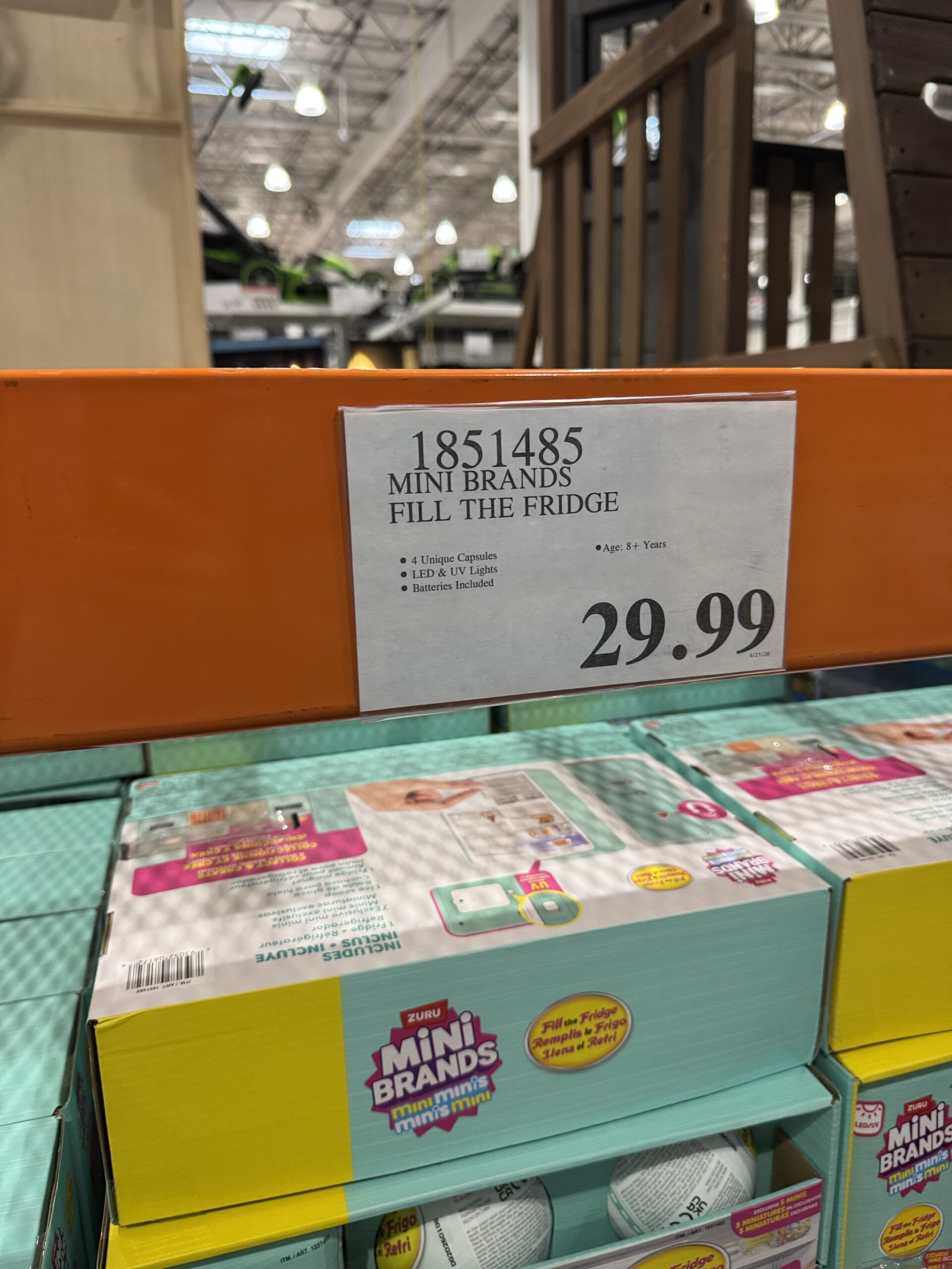 ZURU Mini Brands Fill the Fridge - price tag