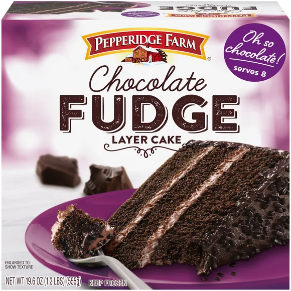 Pepperidge Farm Chocolate Fudge Layer Cake Frozen