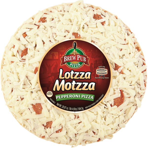 Brew Pub Lotzza Motzza Pepperoni Pizza