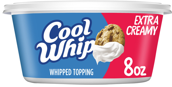 Cool Whip Extra Creamy Whipped Topping, 8 oz Tub