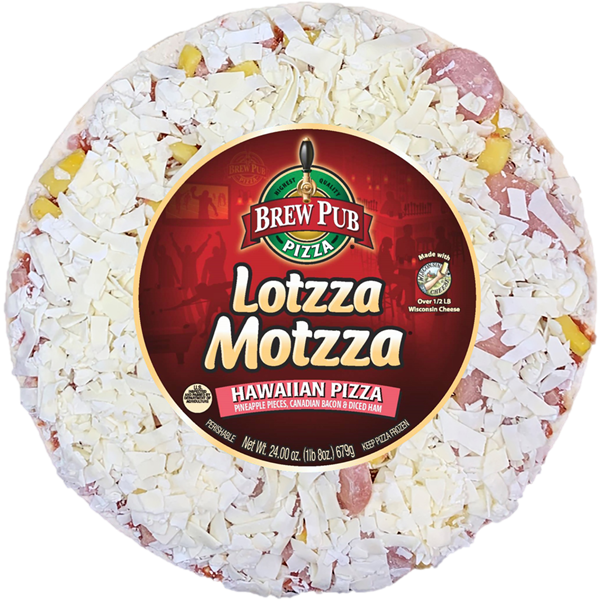 Brew Pub Lotzza Motzza Hawaiian Pizza