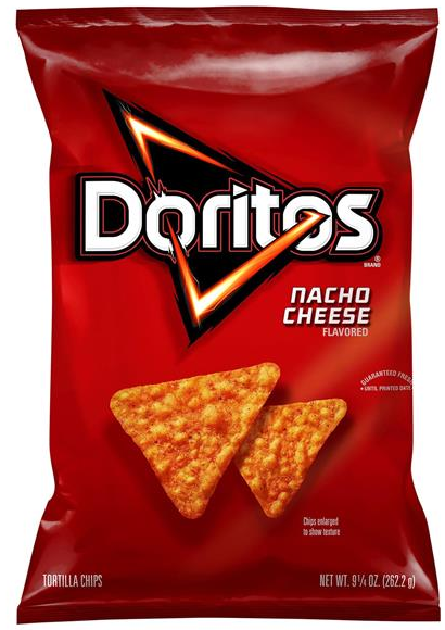 Doritos Nacho Cheese Flavored Tortilla Chips