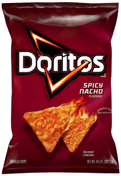Doritos Spicy Nacho Flavored Tortilla Chips