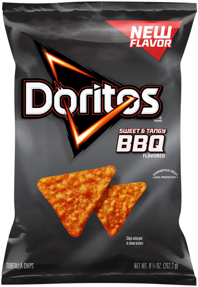 Doritos Tortilla Chips, Sweet & Tangy BBQ Flavored
