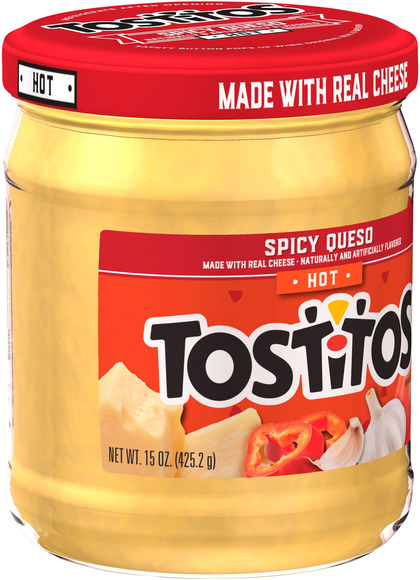 Tostitos Dip, Spicy Queso Flavored, Hot