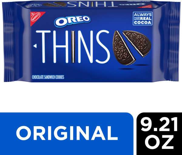 Oreo Oreo Thins Chocolate Sandwich Cookies