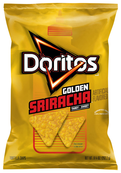 Doritos Tortilla Chips Golden Sriracha