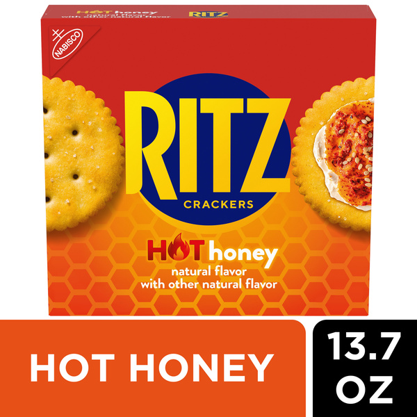 Ritz Hot Honey Crackers, Snacks for Kids and Adults