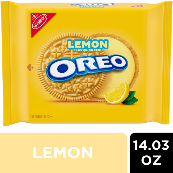 Oreo Lemon Creme Sandwich Cookies