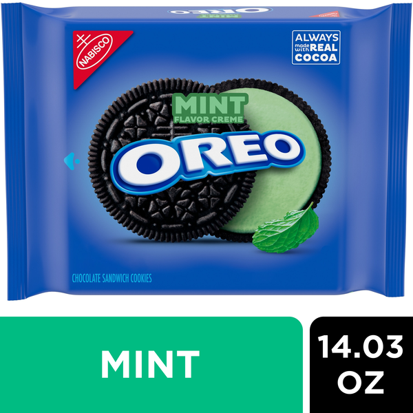 Oreo Mint Creme Sandwich Cookies