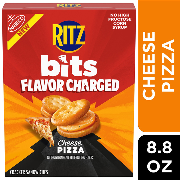 Nabisco Ritz Bits Flavor Charged Cheese Pizza Sandwich Crackers