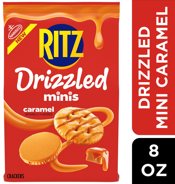 Nabisco Ritz Drizzled Minis Caramel Crackers
