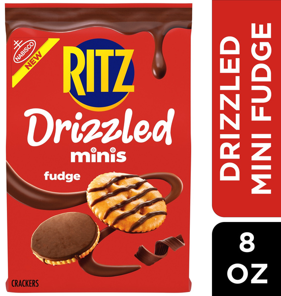 Nabisco Ritz Drizzled Minis, Fudge