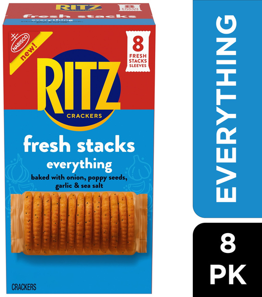 Nabisco Ritz Fresh Stacks, Everything, 8Ct