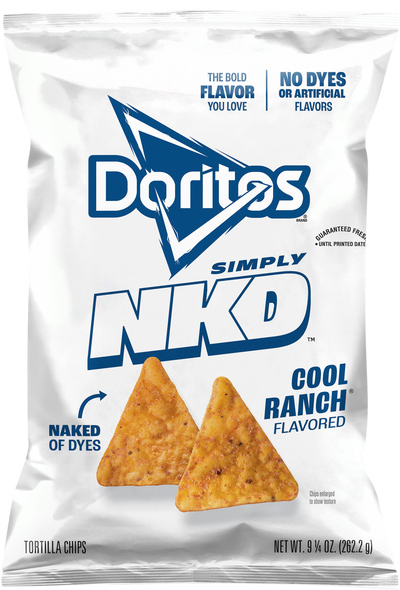 Doritos Simply NKD Tortilla Chips Cool Ranch Flavored
