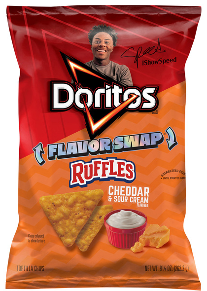 Doritos Tortilla Chips Ruffles Cheddar & Sour Cream