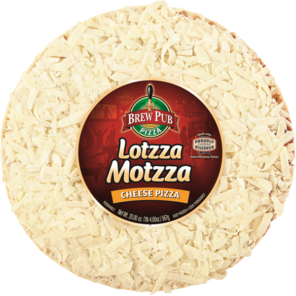 Brew Pub Lotzza Motzza Cheese Pizza