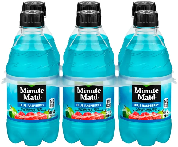 Minute Maid Blue Raspberry Juice - 6 pk