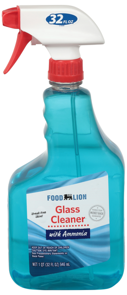 Food Lion Glass Cleaner with Ammonia Streak-Free Trigger Spray