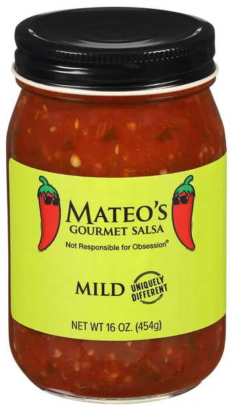 Mateo's Gluten Free Mild Gourmet Salsa