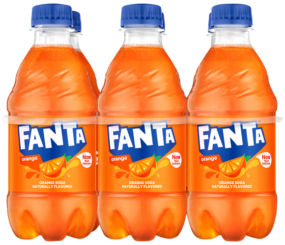 Fanta Orange Soda - 6 pk