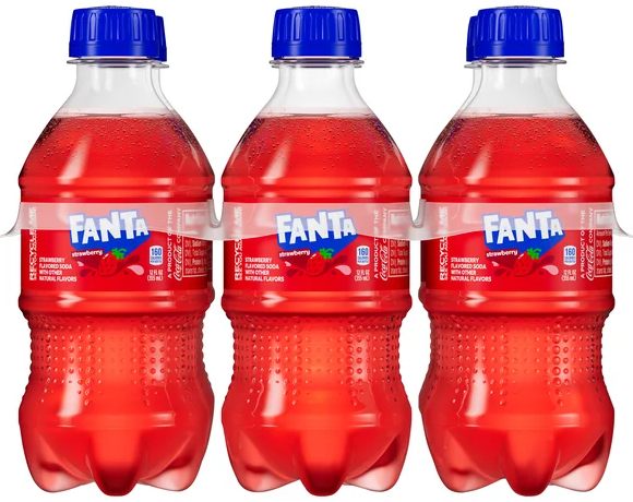 Fanta Strawberry Soda - 6 pk