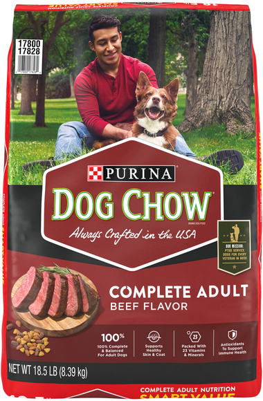 Purina Dog Chow Beef Flavor Complete Adult Dry Food