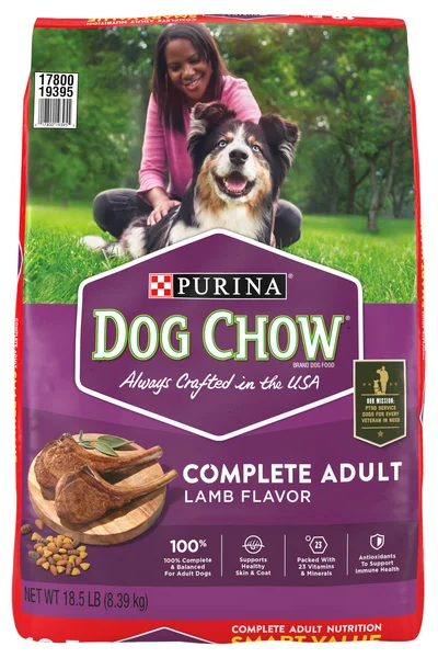 Purina Dog Chow Lamb Flavor Complete Adult Dry Food