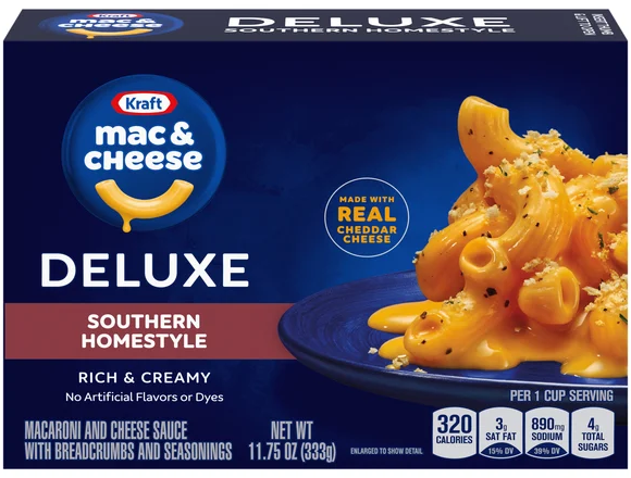 Kraft Deluxe Southern Homestyle Mac & Cheese Dinner
