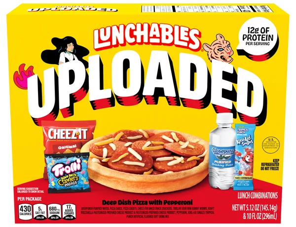Lunchables Uploaded Deep Dish Pizza with Pepperoni