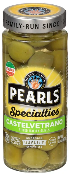 Pearls Specialties Italian Pitted Castelvetrano Olives