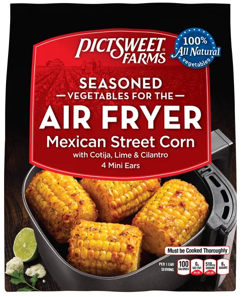 Pictsweet Farms Seasoned Air Fryer Mexican Street Corn On The Cob Frozen
