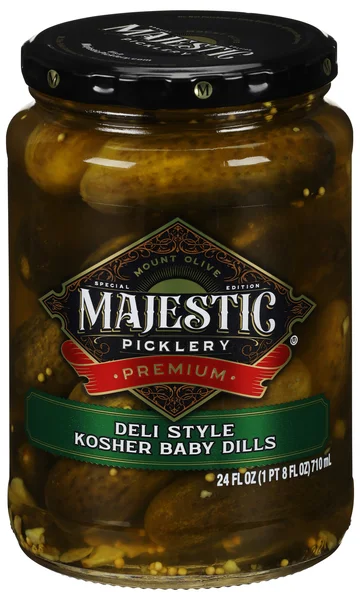 Mt. Olive Majestic Picklery Deli Style Kosher Baby Dill Pickles
