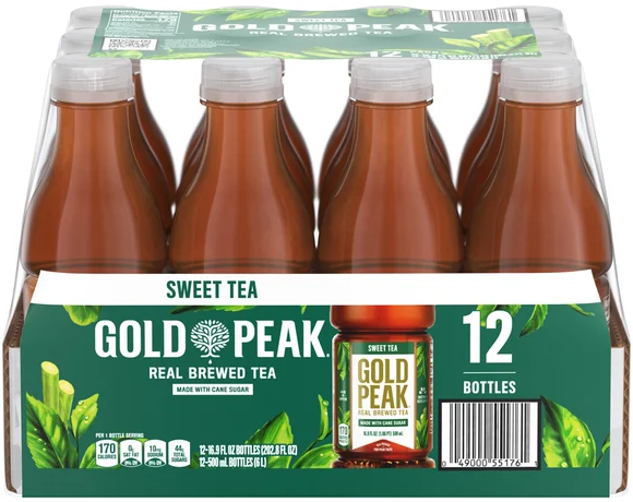 Gold Peak Brewed Sweet Iced Tea - 12 pk
