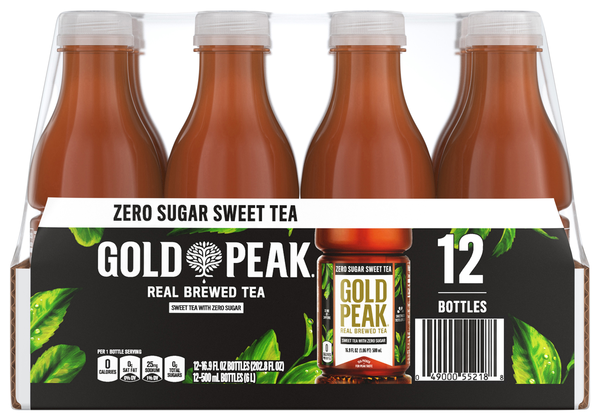 Gold Peak Brewed Zero Sugar Sweet Iced Tea - 12 pk