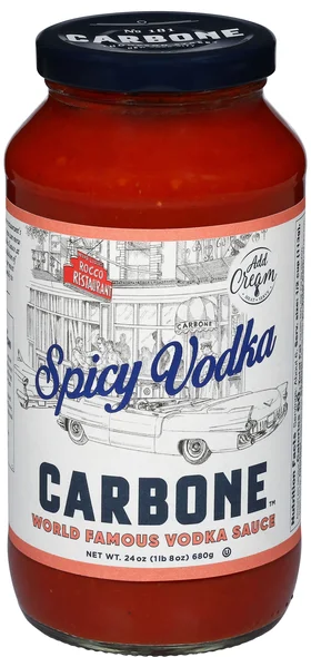 Carbone Spicy Vodka Pasta Sauce