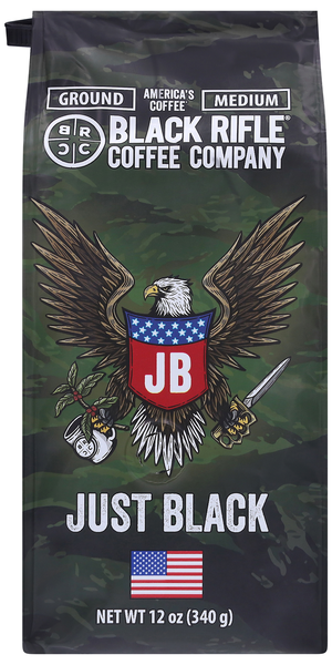Black Rifle Just Black Medium Roast Ground Coffee