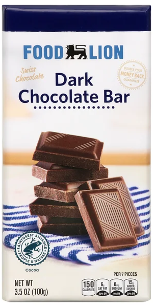 Food Lion Dark Chocolate Bar