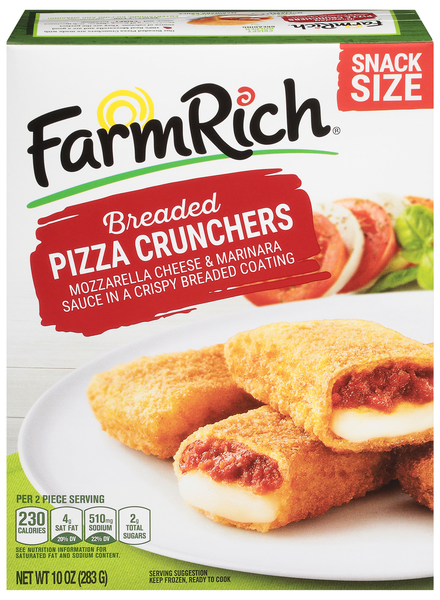 Farm Rich Snack Size Breaded Pizza Crunchers Frozen