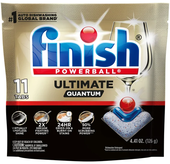 FINISH Powerball Automatic Dishwasher Detergent Tabs - 11 ct