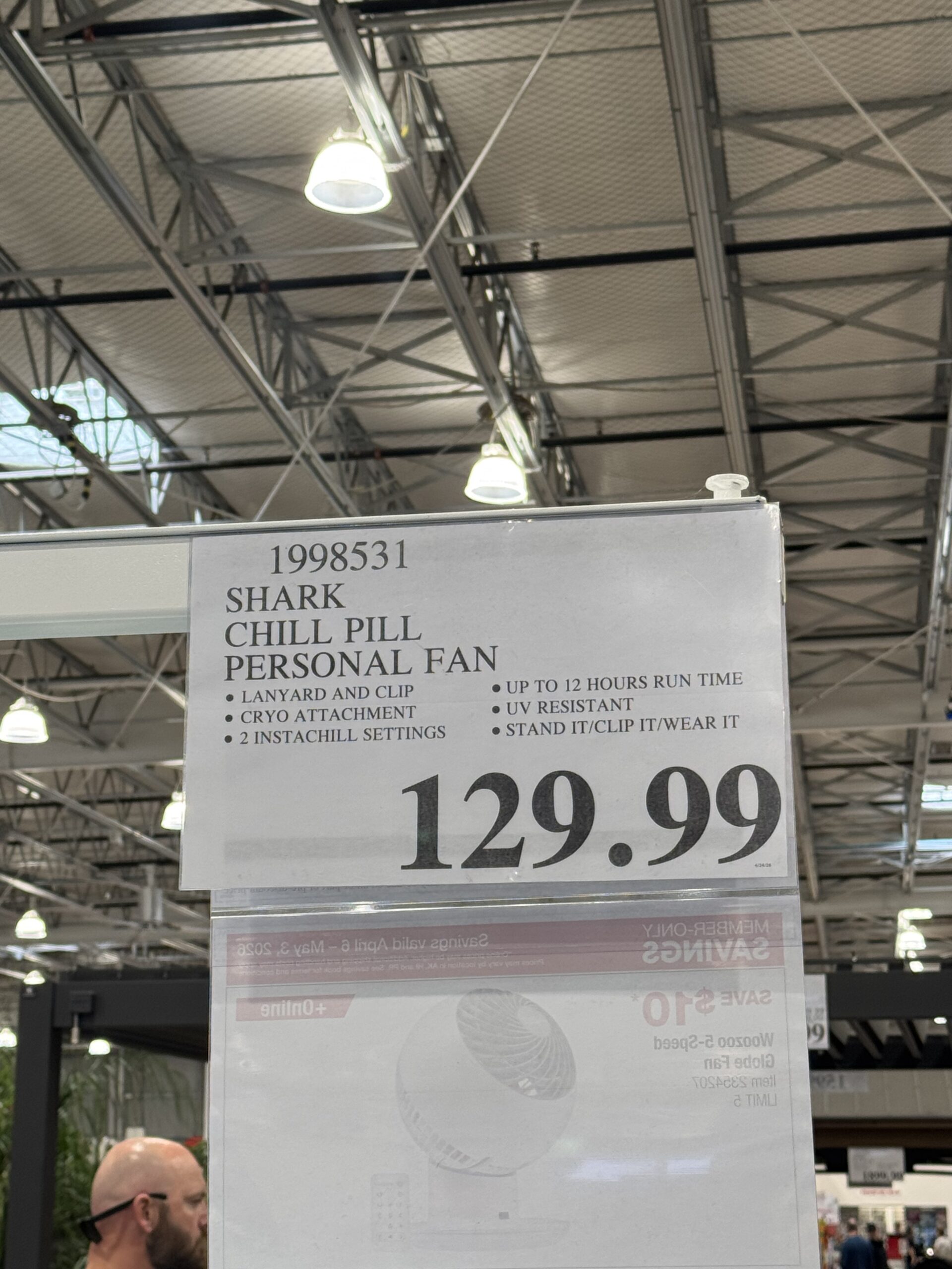 Shark chillpill - price tag
