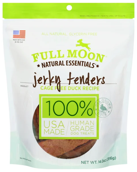 Full Moon Natural Duck Recipe Jerky Tenders Dog Treats